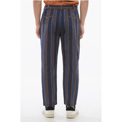 Viktor & Rolf Bayadere Patterned Cotton Chinos Pants