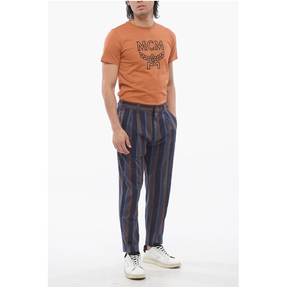 Viktor & Rolf Bayadere Patterned Cotton Chinos Pants