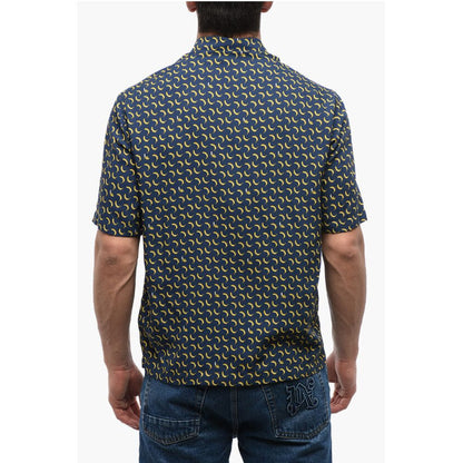 Palm Angels Breast-pocketed BANANA Bowling Shirt