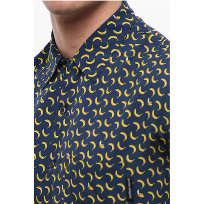 Palm Angels Breast-pocketed BANANA Bowling Shirt
