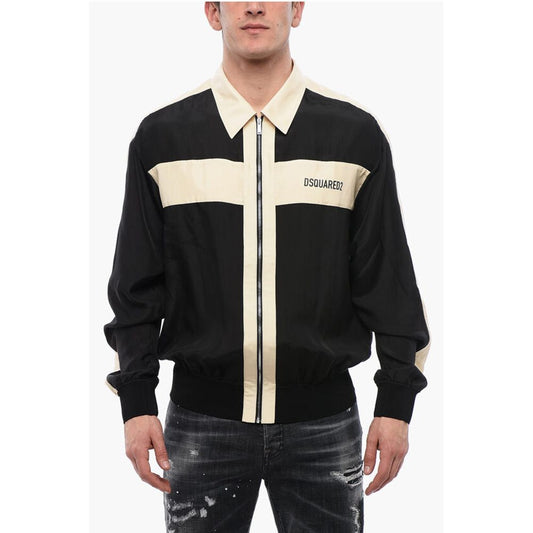 Dsquared² Satin Club Shirt with Zip