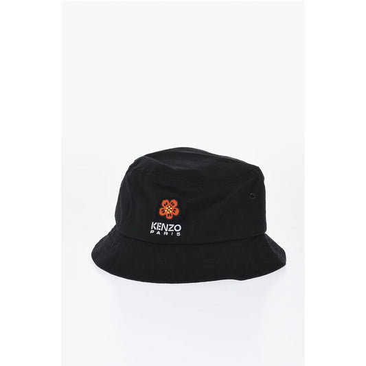 Kenzo Cotton Bucket Hat with Logo
