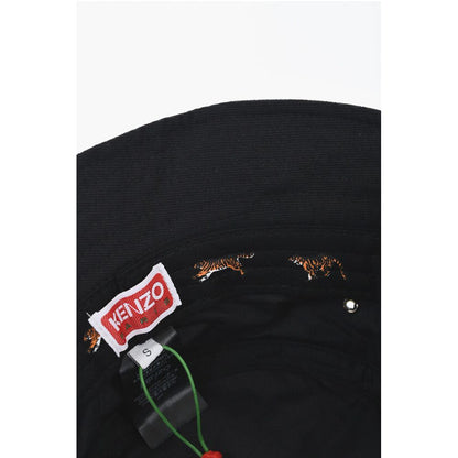Kenzo Cotton Bucket Hat with Logo