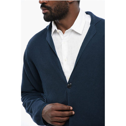 Altea Linen-blended Cardigan with Lapel