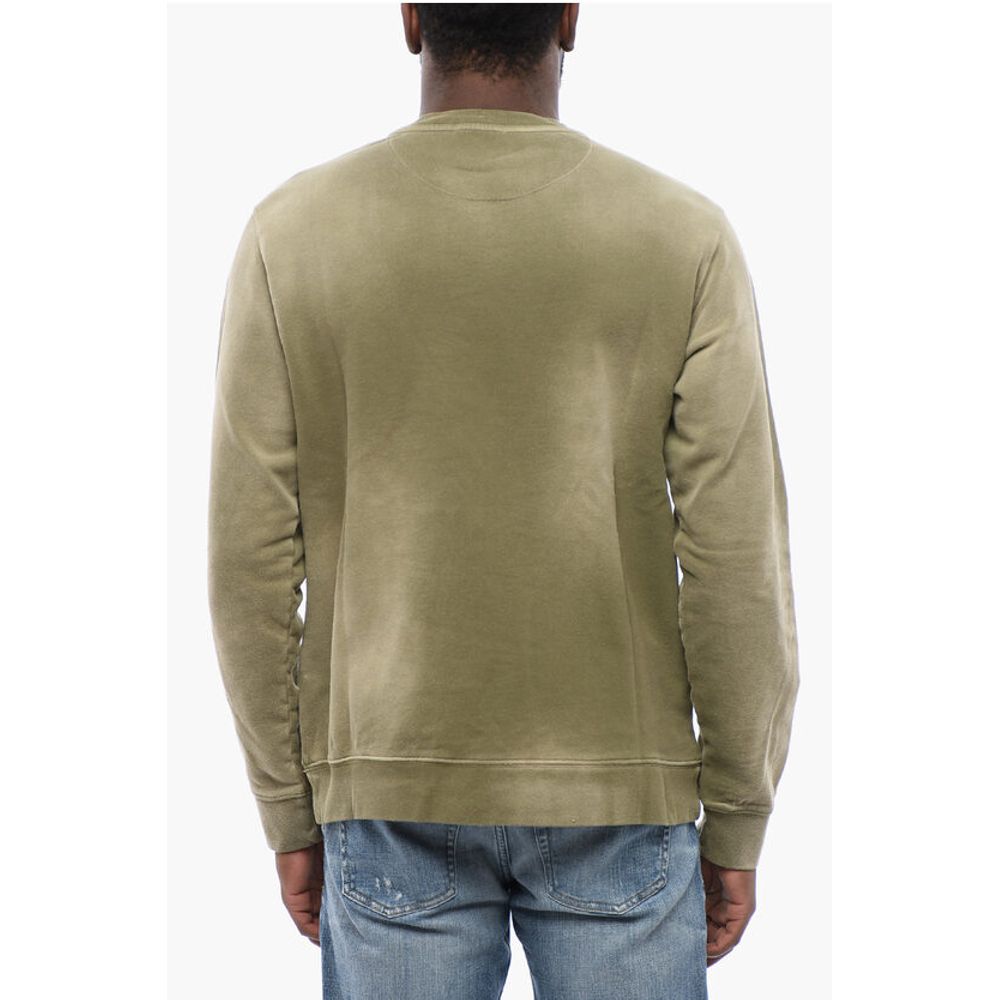 Altea Brushed Cotton Crewneck Sweater