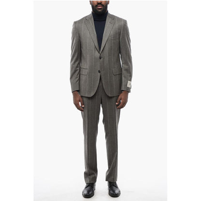 Corneliani CC COLLECTION Pinstriped RIGHT Wool Blend Suit