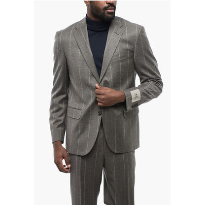 Corneliani CC COLLECTION Pinstriped RIGHT Wool Blend Suit