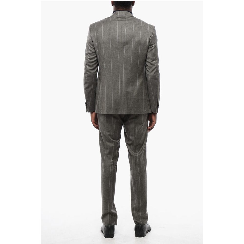 Corneliani CC COLLECTION Pinstriped RIGHT Wool Blend Suit