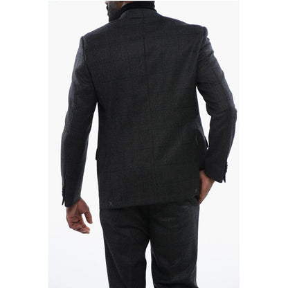 Corneliani CC COLLECTION District Check Wool RIGHT Suit