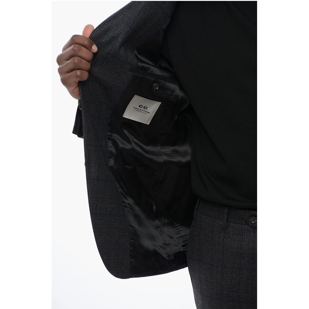 Corneliani CC COLLECTION District Check Wool RIGHT Suit