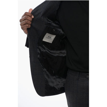 Corneliani CC COLLECTION District Check Wool RIGHT Suit