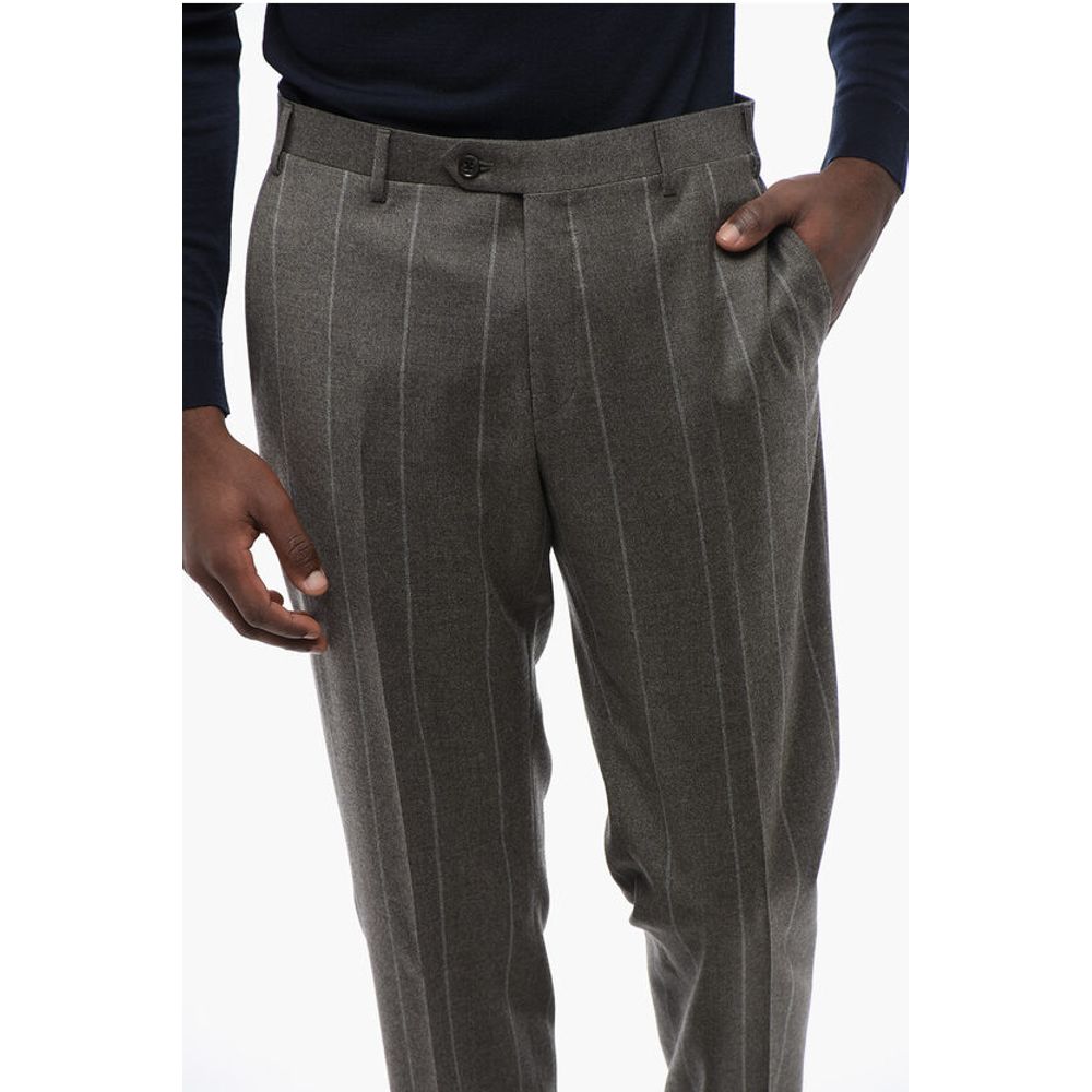 Corneliani CC COLLECTION Pinstriped RIGHT Wool Blend Suit