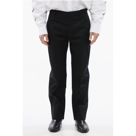 Off-White Slim Fit Cotton Pants