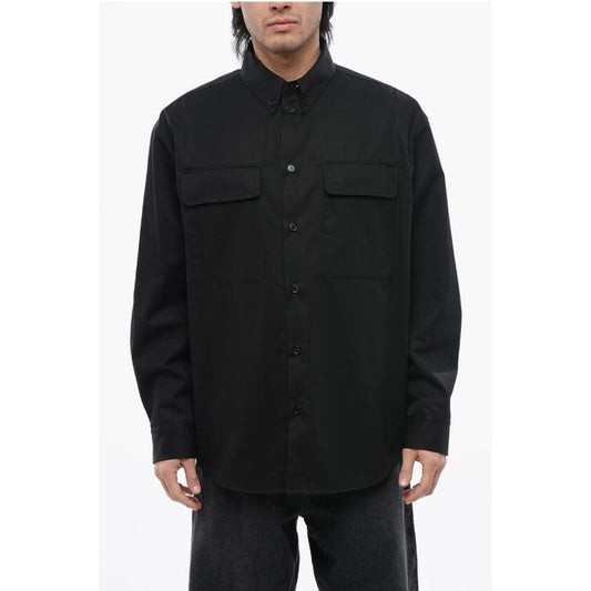 Off-White Button Down Utility Overshirt