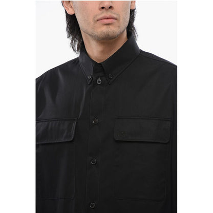 Off-White Button Down Utility Overshirt