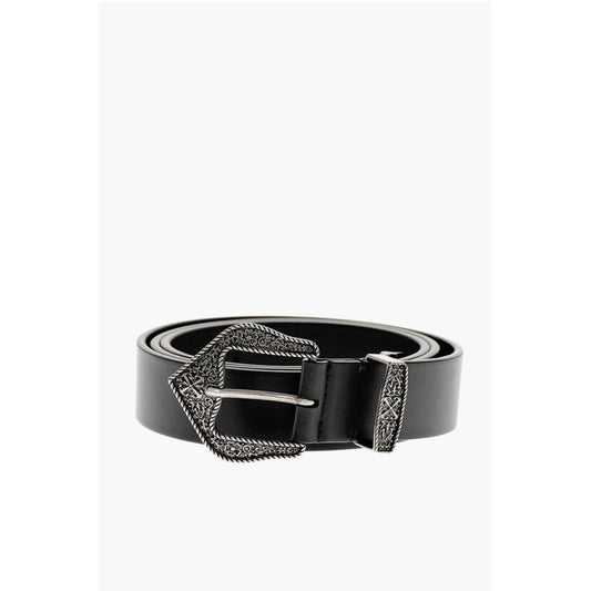 Off-White Leather WESTERN ARROW Belt 30mm