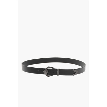 Off-White Leather WESTERN ARROW Belt 30mm