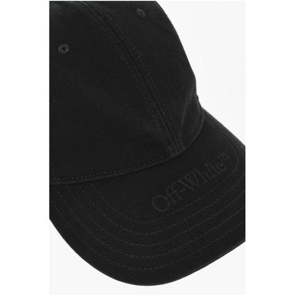 Off-White Solid Color Denim Cap
