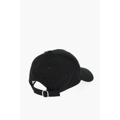 Off-White Cotton QUOTES Cap with Embroidery