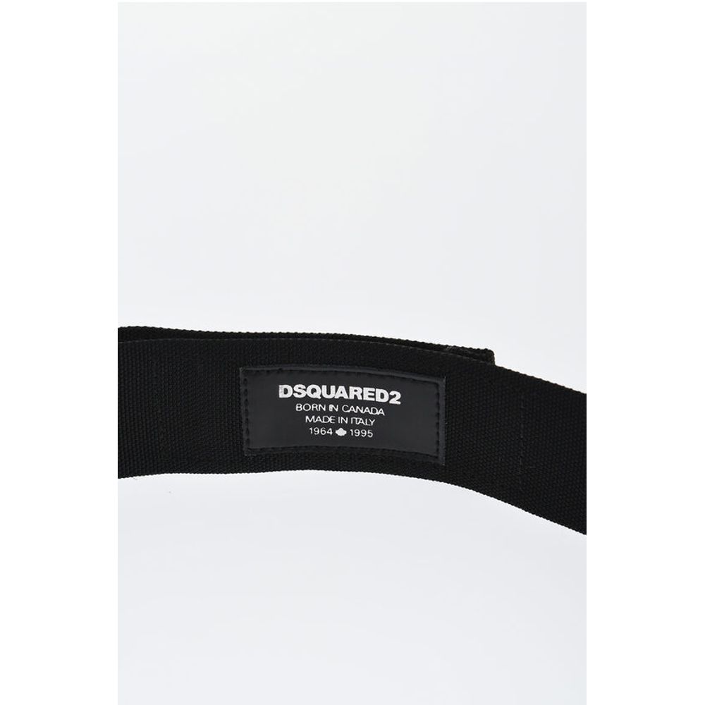 Dsquared² Solid Color Technical Fabric Belt 45mm