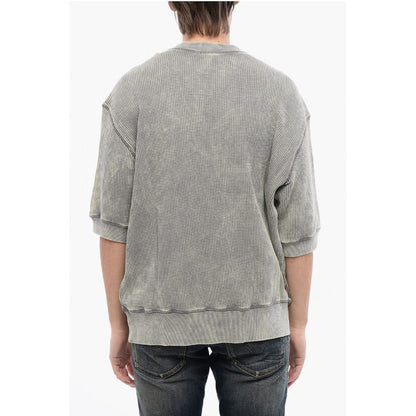 Diesel RED TAG Short Sleeves Acid Wash Effect S-COOLWAFY-N1 Crew-Ne