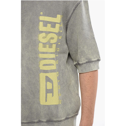 Diesel RED TAG Short Sleeves Acid Wash Effect S-COOLWAFY-N1 Crew-Ne
