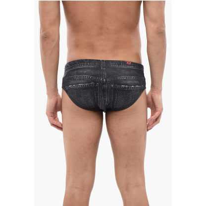 Diesel Denim Effect Stretch Fabric BMBR-ALFIE SW Swim Brief
