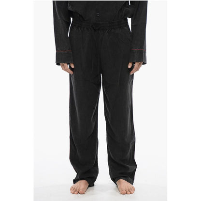 Diesel Faded Effect Solid Color UMSET-LOOMY Long Pyjamas Set with C