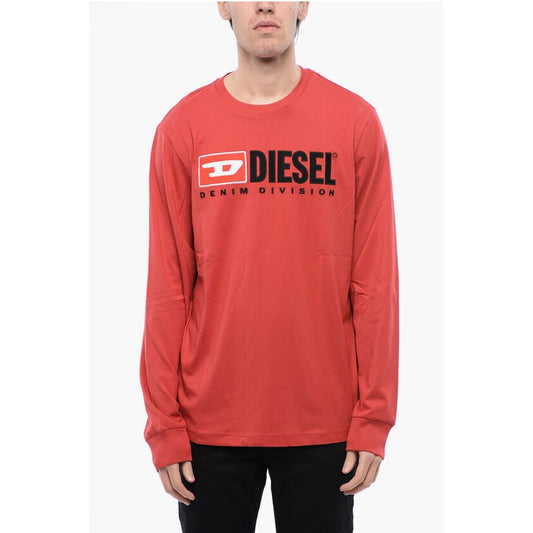 Diesel RED TAG Long Sleeved T-JUST-LS-DIV Crew-neck T-Shirt