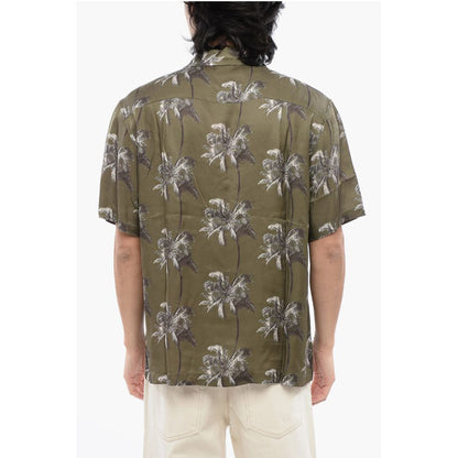 Diesel RED TAG Short Sleeved BMOWT-ADRIAN Shirt with Palms Pattern