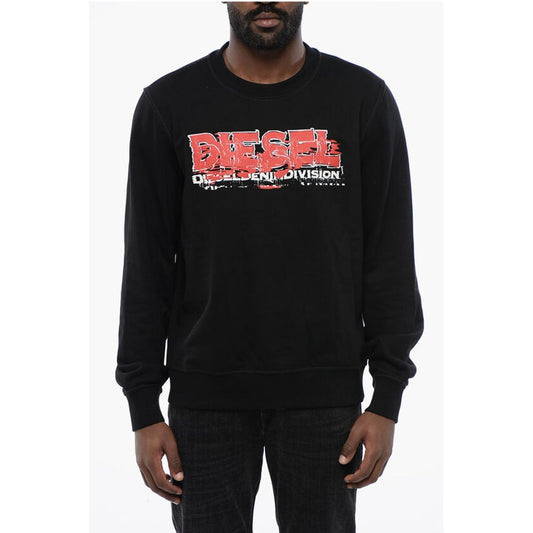 Diesel RED TAG Solid Color S-GINN-K40 Crew-neck Sweatshirt with Pri