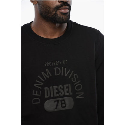 Diesel Brushed Cotton S-GINN LOGO E17 Crew-neck Sweatshirt