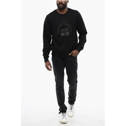 Diesel Brushed Cotton S-GINN LOGO E17 Crew-neck Sweatshirt
