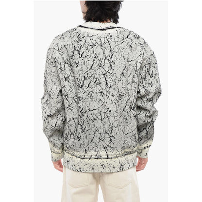 Diesel RED TAG Cracked Effect S-MACOVAL Crew-neck Sweatshirt