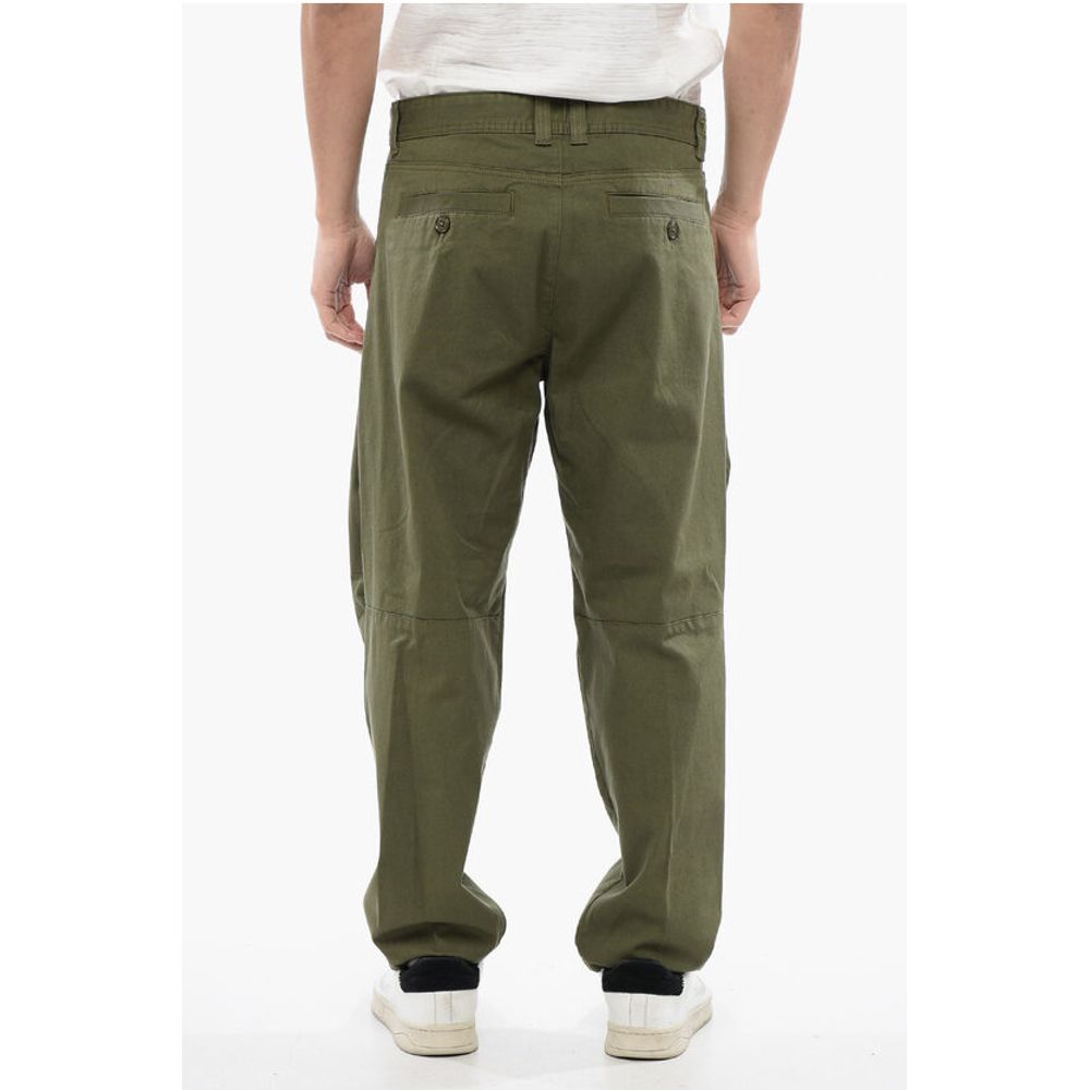 Diesel RED TAG Stretch Cotton Single-Pleat P-ARTHUR Pants