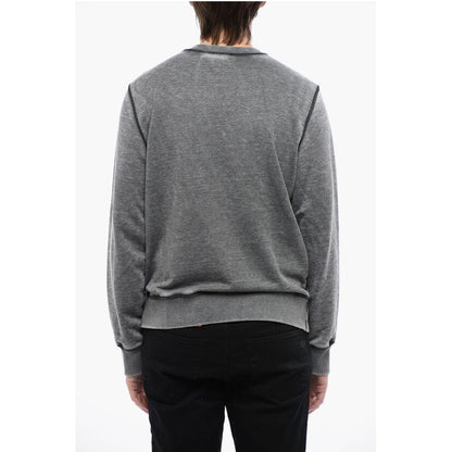 Diesel RED TAG Burn-Out Wash S-GINN-L1 Crew-neck Sweatshirt
