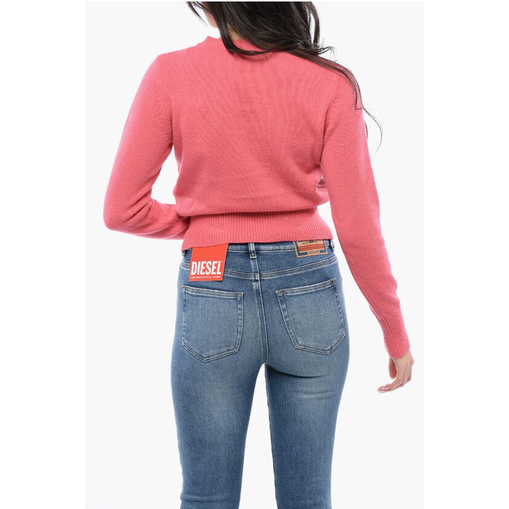 Diesel RED TAG Wool and Cashmere M-AREESA Crew-neck Sweater with Cu