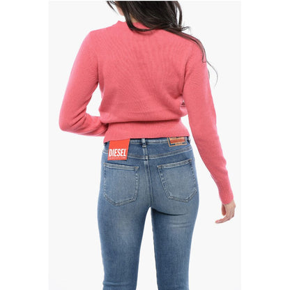 Diesel RED TAG Wool and Cashmere M-AREESA Crew-neck Sweater with Cu