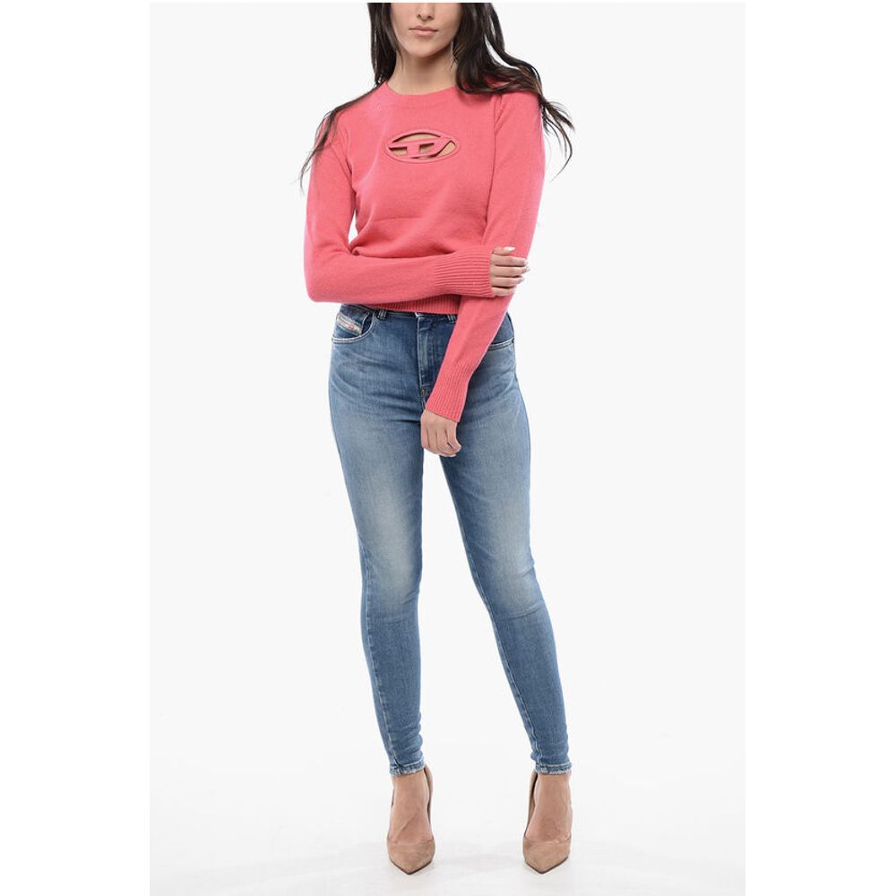 Diesel RED TAG Wool and Cashmere M-AREESA Crew-neck Sweater with Cu