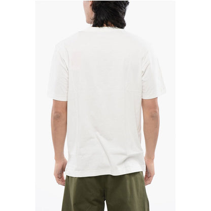Diesel Lightweight Cotton T-JUST-E16 Crew-neck T-Shirt with Bleed-T
