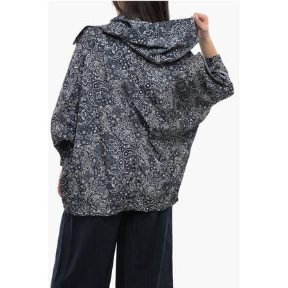 Woolrich Nylon BANDANA Windbreaker with Bat-wing Sleeves