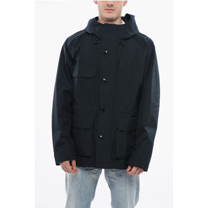 Woolrich Utility MOUNTAIN Raincoat With Drawstrings