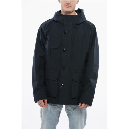 Woolrich Utility MOUNTAIN Raincoat With Drawstrings