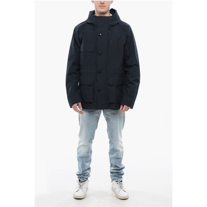 Woolrich Utility MOUNTAIN Raincoat With Drawstrings