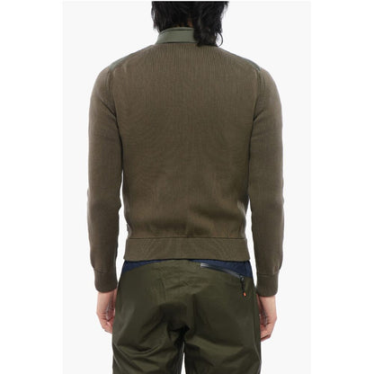 Woolrich Padded Bomber With Knitted Sleeves