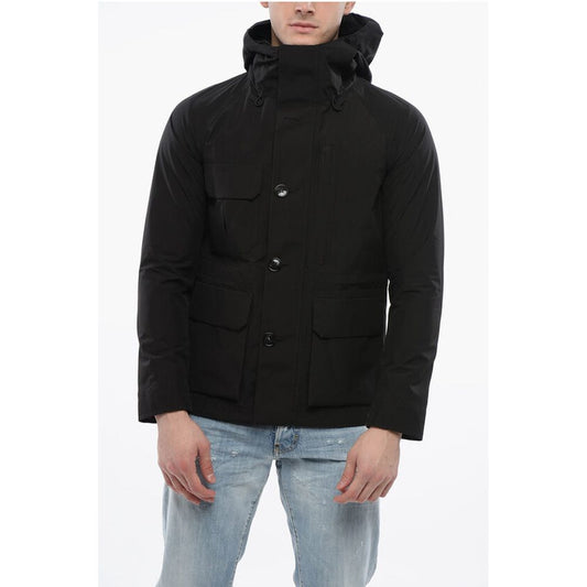 Woolrich Hooded GTX Windbreaker With Utility Pockets