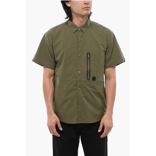 Woolrich Short Sleeved 4AWAY TREK Shirt With Breast Pocket