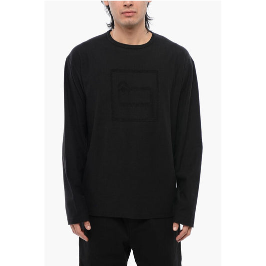 Woolrich Long Sleeved T-shirt With Tone-On-Tone Logo