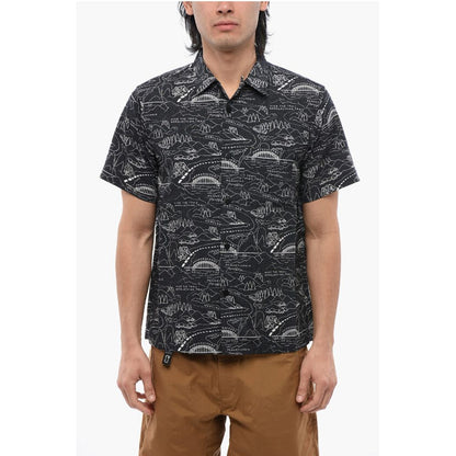 Woolrich Allover Print Short Sleeved Shirt