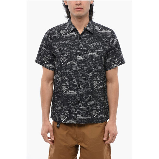 Woolrich Allover Print Short Sleeved Shirt